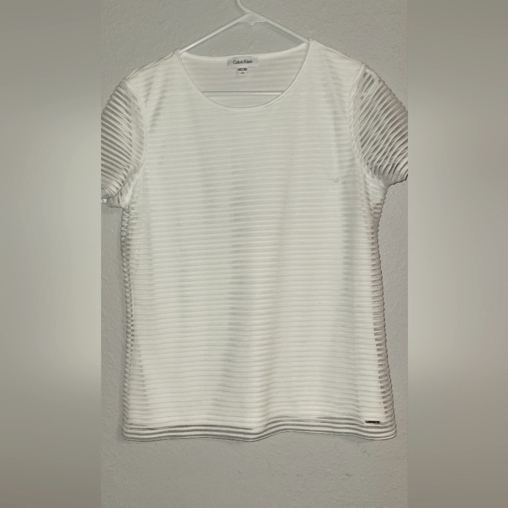 White Calvin Klein Blouse